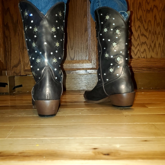 Womens Light up cowboy boots - Picture 4 of 8
